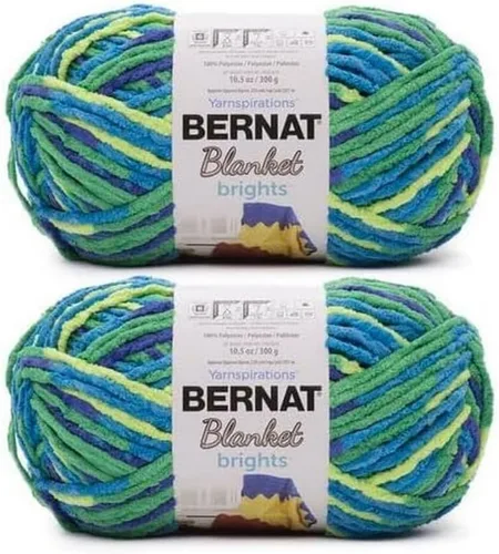 Vista 17 de Bernat Hilado para Manta Bright, Pow Púrpura Púrpura Pow