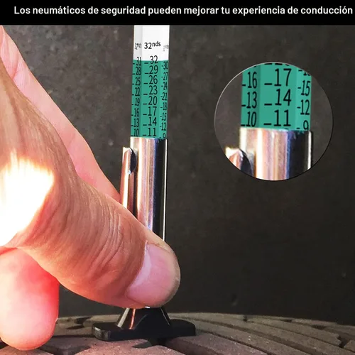 Vista 6 de Godeson 88702 indicador de profundidad de la banda de rodadura del neumático con código de colores inteligente