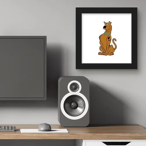 Vista 5 de Gallery Pops Scooby-Doo - Arte de pared de Scooby-Doo, versión enmarcada negra, 12 x 12 pulgadas