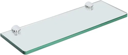 Vista 8 de SAYAYO Estantes flotantes de vidrio templado para baño, estante de vidrio templado cromado de 15 x 5 pulgadas para pared, 1 paquete, color negro