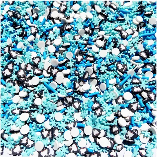 Vista 28 de EHOPE - Rodajas de arcilla de polímero blancas con forma de copo de nieve para decoración de uñas, manualidades DIY, pasteles, fundas para teléfono