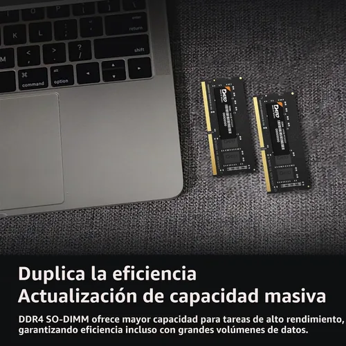 Vista 4 de DATO 8 GB RAM DDR4 3200 MHz PC4-25600 CL22 SODIMM 1.2 V 260 pines no ECC SODIMM Módulo de memoria para portátil Notebook
