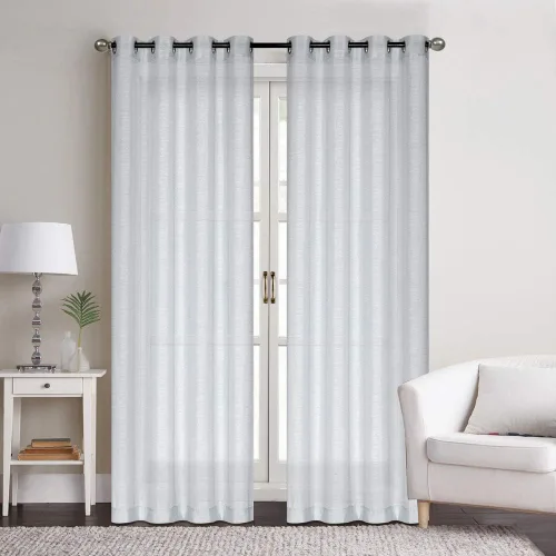 Vista 20 de Everyday Celebration Cortinas de ventana 100% opacas para puerta corrediza de ventana, cortinas opacas con forro térmico, cortinas con ojales