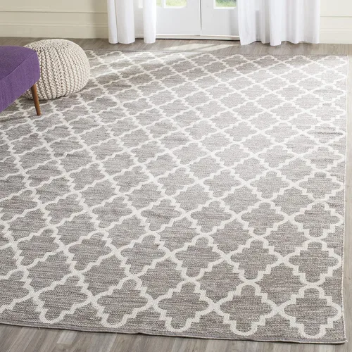 Vista 12 de SAFAVIEH Montauk Collection - Alfombra decorativa, 2 pies 3 pulgadas x 3 pies 9 pulgadas, beige y marfil, hecho a mano, de algodón enrejado, ideal
