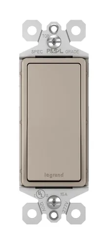 Vista 22 de Legrand - Pass & Seymour - Interruptor de luz radiante de 15 amperios, balancín de un solo polo de bronce oscuro, TM870DBCC10, 1 unidad