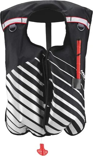 Vista 3 de NRS Otto Matik Chaleco salvavidas inflable (PFD), color negro, universal