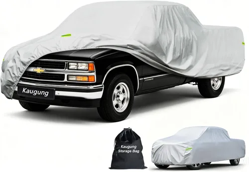 Vista 57 de Kaugung - Cubierta impermeable para camioneta, 7 capas resistentes, ajuste completo para Mitsubishi Raider 2006-2010, para todo clima, protección