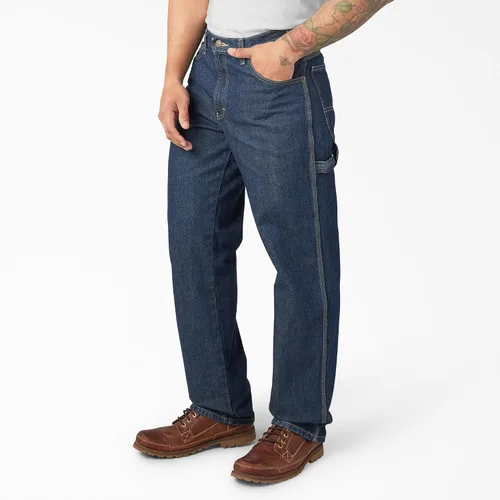 Vista 3 de Dickies pantalones de jean de ajuste holgado estilo carpintero para hombre