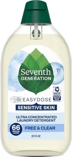 Vista 13 de Seventh Generation Detergente líquido para ropa, aroma cítrico fresco, 60 cargas, combate las manchas, 90 onzas líquidas