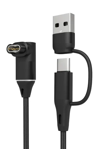 Vista 8 de Cable de carga USB compatible con Garmin Forerunner 55 165 265 970 255, Vivoactive 5 6, Venu 3 Sq2, Instinct 3 2, Fenix 8 7 6 5, Approach S44