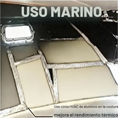Vista 3 de XCEL Rollo de espuma marina con autoadhesivo, color beige, 54 x 12 x 1/4 pulgadas, lámina de espuma de celda cerrada resistente al agua
