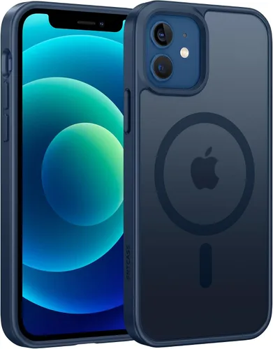 Vista 60 de FNTCASE - Funda para iPhone 16 Pro: magnética, mate, translúcida, de grado militar, protectora contra caídas, resistente, fina, duradera y a prueba