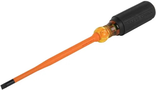 Vista 12 de Klein Tools 6926INS - Destornillador aislante, fabricado en Estados Unidos, punta de perfil delgado de 1000 V, destornillador de gabinete de 1/4