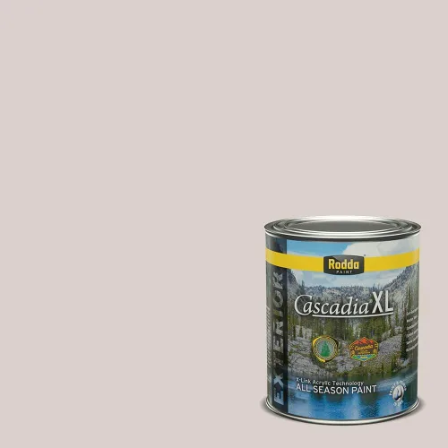 Vista 133 de Rodda Paint CASCADIA XL Pintura e imprimación satinada para exteriores en uno, cuarto de galón, Metropolis Mood