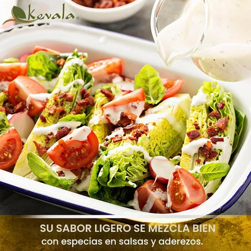 Vista 3 de Kevala Aceite de girasol orgánico - 64 fl oz, 1/2 gal, aceite rico en Cocinar y hornear, libre de cacahuetes y nueces de árbol, buen portador