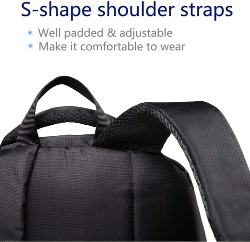 Vista 5 de BLUEFAIRY Mochila para niños, bolsas escolares para niños, Set 6 arañas negras