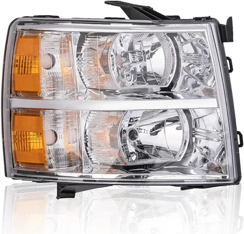 Vista 20 de G-PLUS Conjunto de faros, compatible con Chevy Silverado 2007 2008 2009 2010 2011 2012 2013 2014 Chevy Silverado parachoques faro, lente