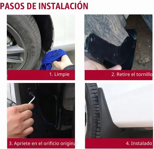 Vista 6 de Kit de aletas de barro para Ford Explorer, accesorios para Ford Explorer, protector contra salpicaduras de barro, aleta delantera y trasera, 4