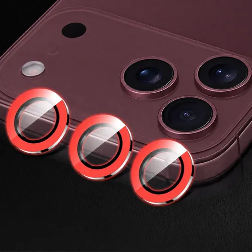 Vista 75 de Compatible con iPhone 11 Pro/11Pro Max/12 Pro Luminous Camera Lens Protector Ultra Thin Película de vidrio templado Protector de pantalla de cámara