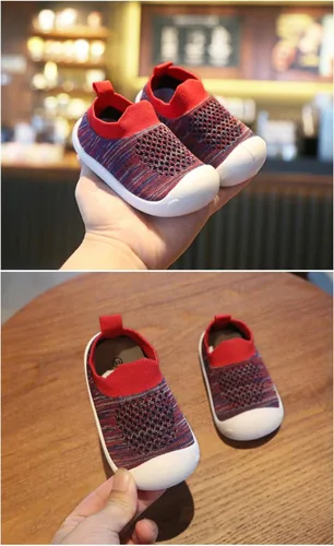 Vista 5 de DEBAIJIA - Zapatos para el bebé que camina por primera vez, 1-4 Años, Zapatos de Niño Zapatillas de Niño Infantil