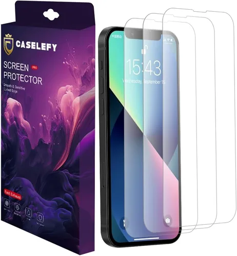 Vista 6 de 2.5D 9H Anti Scratch Ultra Fuerte Antihuellas Protector de pantalla de vidrio templado para iPhone 14 Pro Max (paquete de 3)