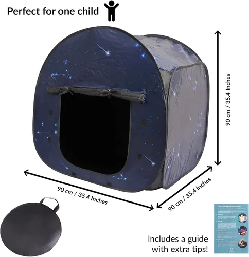Vista 5 de Tienda de campaña sensorial Esquina tranquila para que los niños jueguen y se relajen Esquina sensorial Ayuda con autismo, SPD, ansiedad