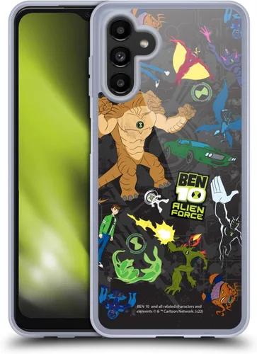 Vista 9 de Head Case Designs Funda de gel suave con licencia oficial de Ben 10: Alien Force Ben's Jacket Graphics compatible con Samsung Galaxy A13 5G (2021)