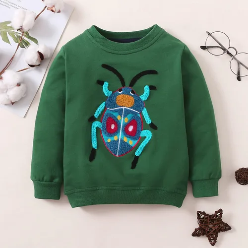 Vista 65 de Bumeex Sudaderas con cuello redondo para niños de 2 a 7 años