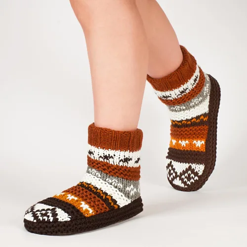 Vista 4 de Warm Slipper Socks for Women, Winter Fuzzy House Shoes Indoor, Cozy Christmas Gifts Unique