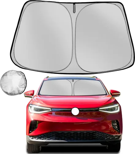 Vista 15 de [Usado] Parasol para parabrisas Che-vrolet/Chevy Silverado 1999-2006 plegable para ventana delantera de automóvil, bloquea los rayos UV y el calor