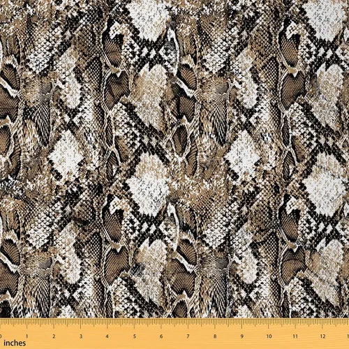 Vista 140 de Tela con Estampado de Leopardo por Yarda, Tela de Tapicería de Guepardo Africano Vida Silvestre para Sillas Sofá, Tela Impermeable de Piel de Animal