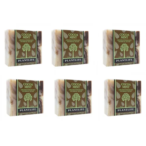 Vista 33 de Plantlife Ambrosia - Jabón hidratante y calmante para tu piel, hecho a mano con ingredientes a base de plantas, hecho en California en barra de 4