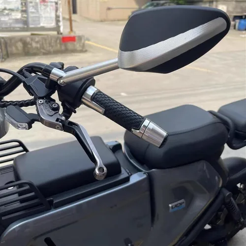 Vista 4 de SCUUBE Enchufe de manillar para Yamaha XT660/X/R/Z XT 660 XT660X XT660R XT660Z 660X 660R 660Z motocicleta CNC empuñaduras de aluminio de la manilla G