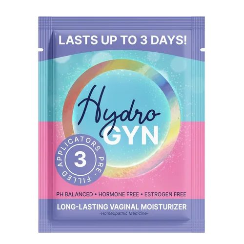 Vista 13 de Humectante Vaginal Hydro GYN De Larga Duración para la Sequedad y la Irritación Vaginal Ácido Hialurónico y Vitamina E Cuidado Femenino Libre