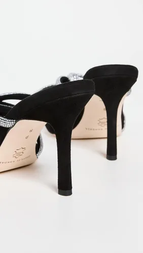 Vista 3 de Loeffler Randall Sandalias de tacón con lazo de cuero Margi para mujer