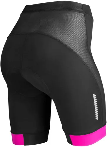 Vista 2 de Aero Tech Elite USA - Pantalones cortos de ciclismo acolchados para mujer