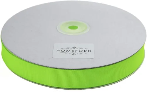 Vista 30 de Homeford Cinta de grogrén macizo, 50 yardas (1-1/2 pulgadas, oro antiguo)