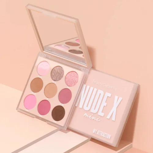 Vista 3 de Beauty Creations NUDEX COLLECTION Paleta de sombras de ojos (MY ATTRACTION MINI)