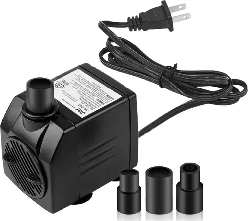 Vista 10 de BARST Mini bomba de agua sumergible de 40 GPH con cable de alimentación