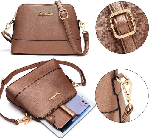 Vista 6 de Soperwillton - Juego de bolsas para mujer a la moda, 5