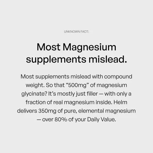 Vista 4 de Glicinato de magnesio puro, magnesio para dormir, estrés, apoyo muscular y nervioso, alta absorción, sin OMG, vegano, 90 cápsulas (350 mg)