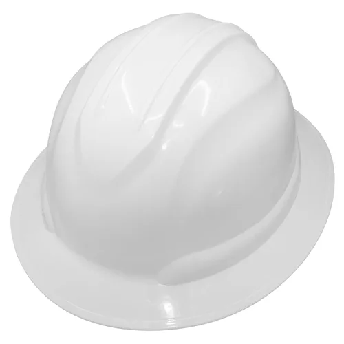 Vista 8 de Casco de seguridad Bullhead Safety de ala completa con suspensión de trinquete de seis puntos, casco de construcción reversible para seguridad