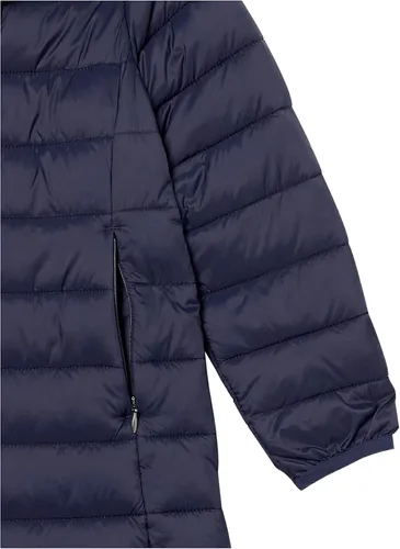 Vista 3 de Tienda Essentials - Chaqueta acolchada, larga y ligera con capucha, para niñas y niños pequeños