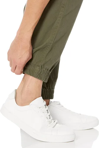 Vista 3 de Tienda Essentials Pantalones de jogging para hombre, de algodón, ajuste delgado, cómodos, elegantes