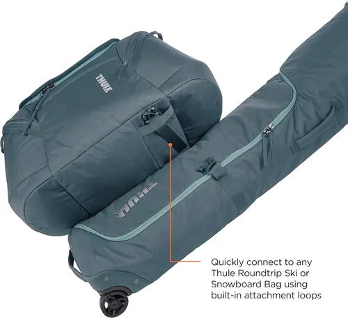 Vista 7 de Thule RoundTrip - Bolsa de viaje para esquí y snowboard, 90L