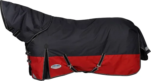 Vista 8 de WeatherBeeta ComFiTec Plus Dynamic II Cuello Detach-A-Neck mediano, granate/gris/blanco, 51 pulgadas