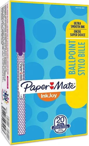 Vista 23 de Paper Mate InkJoy 100ST - Bolígrafos de punta media (0.039 pulgadas), color negro, 100