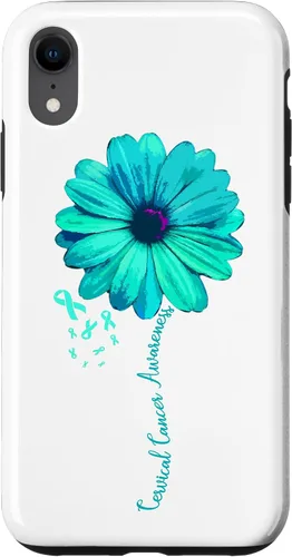 Vista 25 de Cervical Cancer Awareness Family Case Survivor Pretty Gift Case for iPhone 17