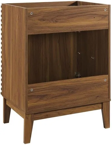 Vista 7 de Modway Render 23.5" tocador de baño en nogal (lavabo no incluido)