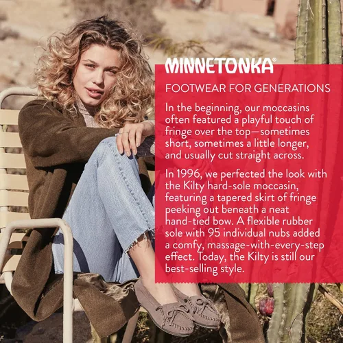 Vista 8 de Minnetonka Kilty Mocasines de suela dura para mujer